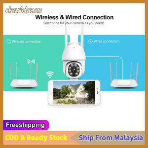 Outdoor Security Camera HD 1080P WiFi IP Cam with Motion Detection 2 Way Audio Full Color Night Vision