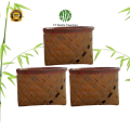 Keranjang Bambu Vintage Premium Berkualitas - Keranjang Anyaman Tangan Tradisional Natural Murah. 