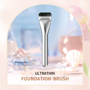 Ultra-Thin Straight-Line Foundation Brush Flat Head Mask Application Face Makeup Tool Non-Absorbent