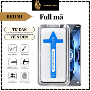 Cường Lực Khung Tự Dán Redmi 15 14c 13 12 13c 13x 12c 10 Note 14 13 12 11 10 11s 10s pro 5G K60 K50 K40 K30 A1 A2 A3