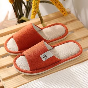 TTO [ส่งเร็วพิเศษ!] รองเท้ากันลื่น 1021 ใส่ในห้องน้ำ รองเท้าแตะ รุ่นยาง EVA กัน  รองเท้าใส่ในบ้าน ผ้าลินิน พื้นมีกันลื่น สีพื้น สไตล์ญี่ปุ่น นุ่มใส่สบาย