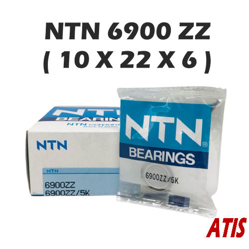 NTN 6900 ZZ ( 10 x 22 x 6 ) 100% ORIGINAL Made In JAPAN Shielded Type ...