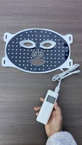 Photon Rejuvenation LED Light Therapy Mask Silicone Facial and Neck Beauty Device for Home Skincare