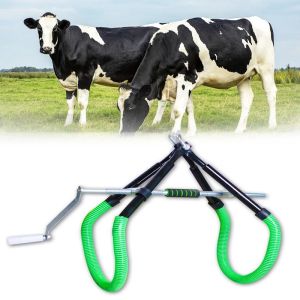 ตัวช่วยยกวัว อุปกรณ์ช่วยพยุงวัวยืน ชุดอุปกรณ์สำหรับ ตัวช่วยยกสัตว์ขนาดใหญ่ โครงใส่ขาตั้งสแตนเลสสำหรับฟาร์มโคนม