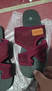 Large Size Thick-Soled Cross-Strap Sandals For Women New Summer Flat-Soled Cross-Strap Soft-Soled Casual Sandals
