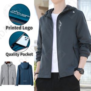 ZITY Men’s Sunproof Hooded Jacket UPF 50+ Lightweight Windbreaker for Camping Beach & Outdoor Adventures