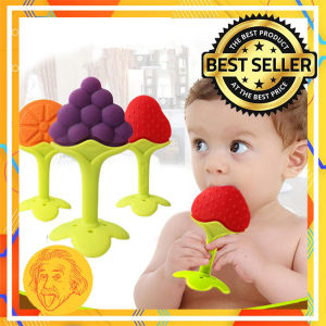 Teether Bayi Buah Silikon / Gigitan Bayi Silikon Bentuk Buah - Baby Teether Fruit Silicon by Einstein-Store
