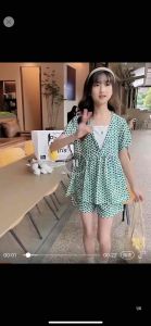 S03-07 Setelan baju import anak remaja simple ala korea