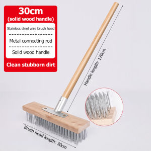【24 hours delivery】More durable 304 stainless steel wire Brush Floor Cleaning Penyapu Lantai Alatan Sapu Berus Rumah Toilet Brush Floor Brush Pemberus Tandas Pemberus Lantai Pengosok Penggosok Lantai