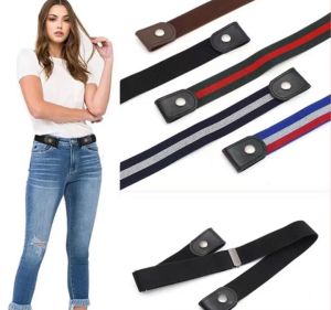 Buckle Free Lazy Belt Stretchable Elastic Invisible Waist Belt for All Pants JVL