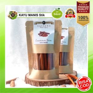 KAYU MANIS STIK ORIGINAL / BATANG KAYU MANIS / CINNAMON STICK MURNI KUALITAS SUPER  uk. Pouch