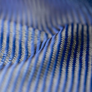 3K Blue Kevlar & Carbon Fiber Cloth Mixed Twill Pattern Used For DIY Decoration