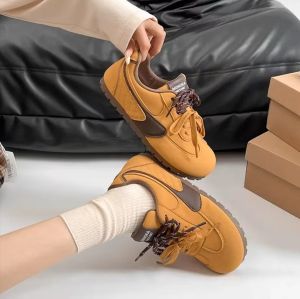 Retro casual sports shoes Retro color matching German training shoes Anti-slip wear-resistant casual shoes Running sports shoes