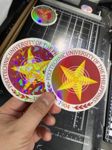 PUP STICKER LOGO BUY 1 TAKE 1 PREMIUM QUALITY STICKER (waterproof scratch proof non faded)