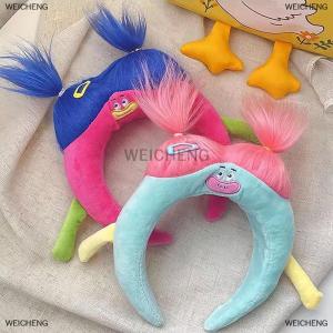 [COD] WEICHENG 2023 New 1PC Cartoon Funny Expression Ugly Cute Colorful Doll Sponge Hair Hoop Headband For Women Girls Hair Accessories