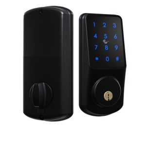 zemismart Wifi Electronic Digital DoorLock Smart Deadbolt Lock Home Security Automatic Password/Fingerprint+Keypad Lock with Thumb Knob IC CardKey Unlock