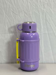 SNOOPY STAINLESS STEEL THERMOS FLASK – WITH MINI CUP & STRAP | 1000ML