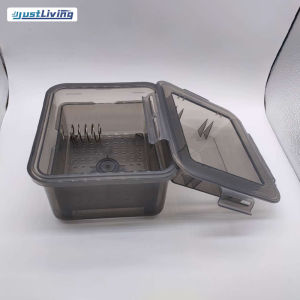 JustLiving Tofu Press Maker with Water Collecting Tray Homemade Stainless Steel Tofu Press Tofu Presser Drainer - Easily Remove Water From Tofu and Other Food for Better Taste