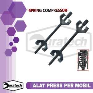 Alat Press Mobil 2 Pcs 380mm Chrome Vanadium Steel Treker Per Keong / Treker Per Keong Coil Spring Mobil Compressor Pegas Kejut Clamp Tahan Shock Shockbreaker Per Ball Joint Puller