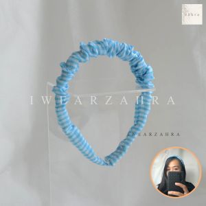 BANDO KOTAK [MINI] - Gingham Korea Bandana Aksesoris Headband Accessories Rambut Anak Bayi Motif