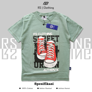 Baju distro anak usia 1-12 tahun bahan cotton combed 30s premium trendi