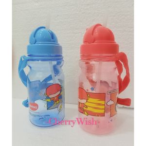 300ML Huggies Superhero Bottle With Straw (Kids Water Bottle /Children Drink Superhero) (Superman/ Batman/ Wonder Woman)