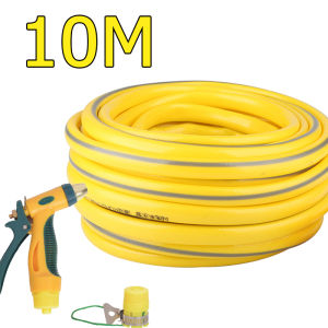 10M/15M/20M/25M/30M/35M/50M Garden Hose PVC Pipe Irrigation Hose High Presuure Water Spraygun gardening tools