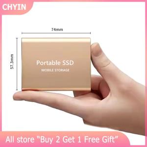 [COD] CHYIN For Portable SSD 1TB External Mobile Solid State Drive High Speed 2TB 4TB 8TB 16TB Hard Drive Laptop Hard Drive