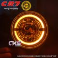 Lampu Depan Daymaker Bulat LED 7 inch Model Biled Cr7 Projector Daymaker Harley JEEP 4 LED Hi Lo Universal Motor Mobil. 