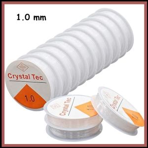 Senar Elastis / Tali Karet Transparan / Crystal Tec - 10 Roll ( 1 SLOP )