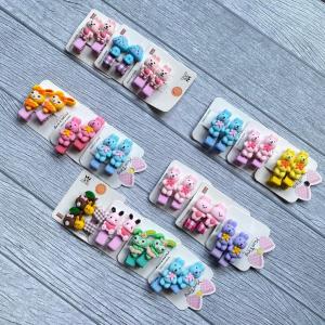 ￼6PCS/ SET JEPIT RAMBUT ANAK SET TERMURAH / JEPITAN RAMBUT ANAK MOTIF KARAKTER KARTUN