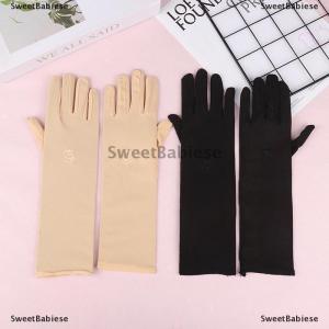 [COD] SweetBabiese 1 cặp găng tay Kem chống nắng lái xe găng tay căng Phụ Nữ Chống UV giữa dài thoáng khí găng tay cho mùa xuân mùa hè Găng tay mỏng