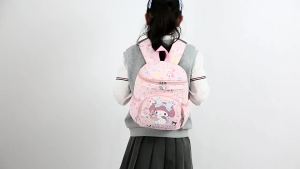 กระเป๋าเป้เมโี้ แฟชั่น ดีไซน์การ์ตูนน่ารัก กระเป๋านักเรียนเด็ก ความจุมาก เหมาะสำหรับนักเรียน ของขวัญในอุดมคติสำหรับกระเป๋าเป้สะพายหลัง