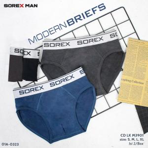 SOREX  LK 3901 | CD Celana Dalam Pria Segitiga Modern Briefs [ 1 Box isi 2 ]