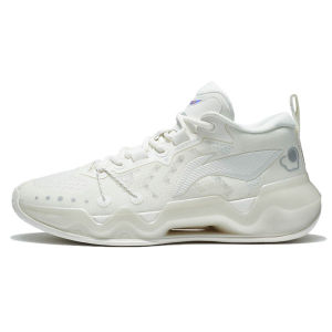 Lining 100% Original Liren Sharp Blade 2.0 LOW Lavender Mens Basketball Shoes For Young Lightweight High Rebound Basketball Professional Competition Shoe ABAS039