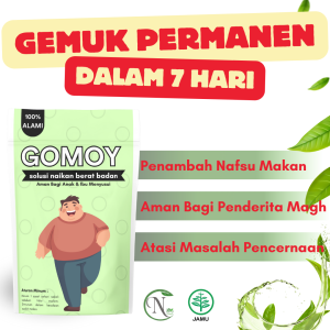 GOMOY Suplemen Penggemuk Tubuh Rasa Kopi Solusi Nafsu Makan dan Penambah Nafsu Makan 7 PCS