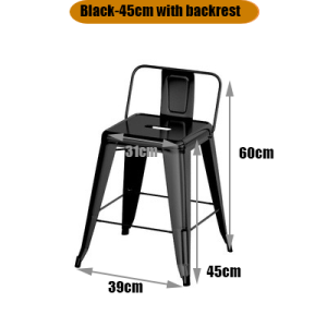 𝙍𝙚𝙖𝙙𝙮 𝙎𝙩𝙤𝙘𝙠 Bar Stool High Chair Dining Chair Kerusi Bar Kerusi Makan Besi Kerusi Bar Tinggi Cafe Chair 高脚椅 吧台椅