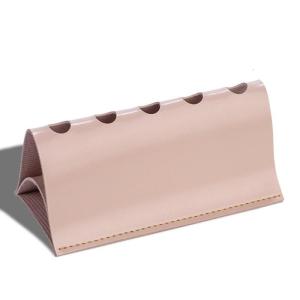 Office Essential Multiple Purpose Pen Cup PU Leather Construction Material For Desk Organization