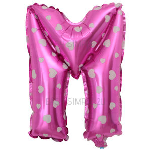 (1 Piece) 16INCH 16" Blue Star Pink Heart (0 To 9) (A To Z) Create Your Own Letter Alphabet Number Digit Foil Balloon