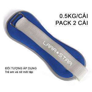 Tạ đeo tay/chân Lara Star 0625 – tạ đeo cát sắt hỗ trợ tăng trọng lực khi chạy múa và tập thể dục