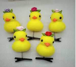 Jepitan Rambut Bentuk Bebek Kuning/Jepit Rambut Bayi Perempuan Lucu/Hairclip Bentuk Bebek