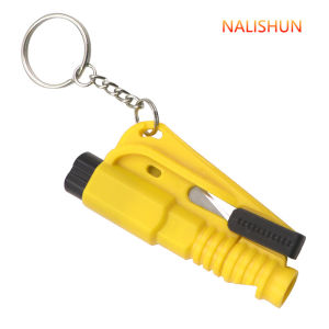 Rosy hốc xe cửa sổ khẩn cấp ngắt với KEYCHAIN-Mini Búa an toàn để thoát nhanh và SỐNG SÓT