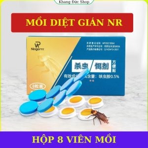 Thuốc Diệt Gián Ninger Hộp 8 Viên Mồi Diệt Gián Cả Đàn Với Mồi Dẫn Dụ Siêu Tốt Khang Đức
