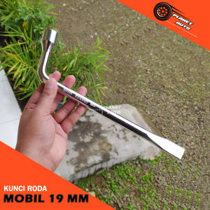 Kunci Roda Mobil L 19/21/23 mm + Congkelan Ban Warna Chrome Tianqi