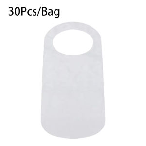 30PCS Disposable Apron Anti-Fouling Restaurant Barbecue Apron Household Cleaning Disposable Bib