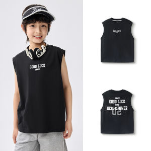 Balabala ngắn tay cho bé gái T-Shirt trẻ lớn bé cotton màu trắng áo mùa hè nhanh khô áo ba lỗ 2025