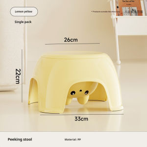 Child Toy Storage Stool Kindergarten Baby Plastic Storage Stool Multifunctional Thickened Anti-slip Stackable Small Bench