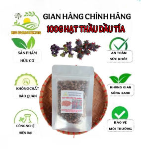 100g hạt thầu dầu tía giống