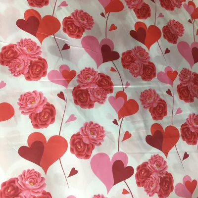 Jennifer Design Geena Gina or Pongee Flower Floral Printed Fabric Sold per Yard Fabric Only