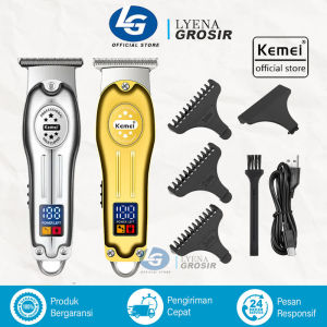KEMEI KM 678 HAIR CLIPPER ELEKTRIC LCD DISPLAY ALAT CUKUR KM-678